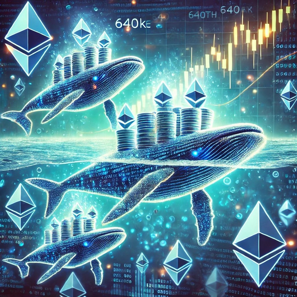 DALL·E 2025 04 24 14.13.29 A symbolic and energetic digital illustration showing Ethereum whales acc