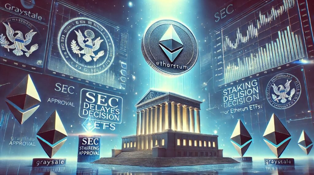 SEC Delays Decision On Staking For Grayscale’s Ethereum ETFs