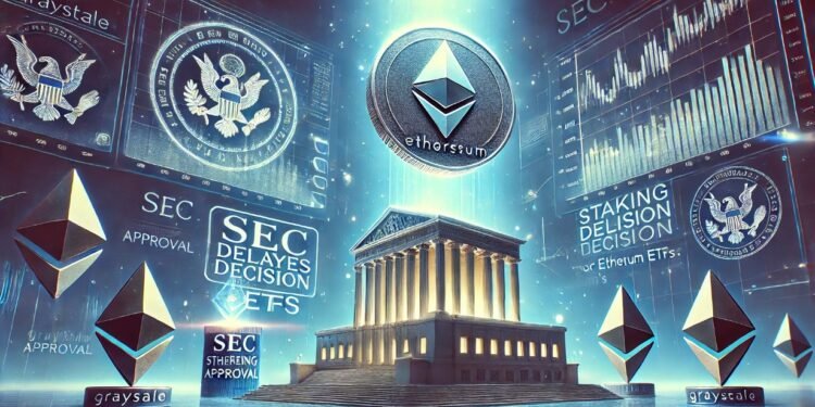 SEC Delays Decision On Staking For Grayscale’s Ethereum ETFs SEC Delays Decision On Staking For Grayscale’s Ethereum ETFs