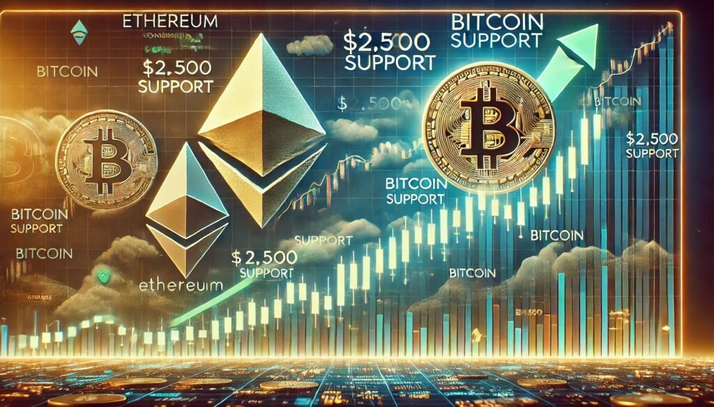 Ethereum Consolidates Above ,500 While BTC Leads the Charge – Key Levels To Watch