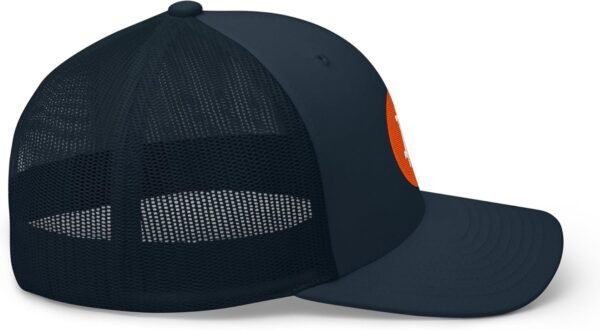 Bitcoin Hat - Crypto - Symbolize Your Allegiance - Trucker Cap - Gifts for him One Size, Navy, Navy, One Size - Image 3