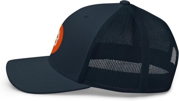Bitcoin Hat - Crypto - Symbolize Your Allegiance - Trucker Cap - Gifts for him One Size, Navy, Navy, One Size - Image 5