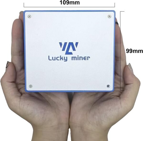 BeLuckyMan Bitcoins Miner Machine Lotto Mining Device 1TH/S WiFi SHA-256 Asic Chip BM1366 Portable V7 Micro Silent Cryptocurrency Home Use, Blue - Image 6
