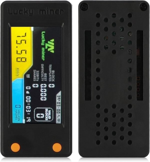 Bitcoins Miner Lotto Mining Device 78K/S 2.4G WiFi/Hotspot SHA-256 Asic Chip BM1366 Portable LV02 Micro Silent Cryptocurrency Home Use BTC Miner Machine Solo Miner - Image 3