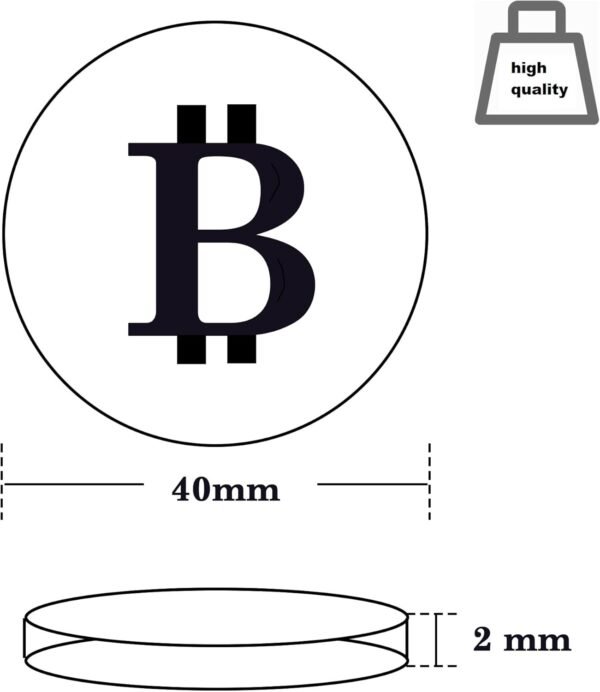 9PC Bitcoin Coin | Physical Bitcoin with Protective Case, Gold Plated Bitcoin for Commemoration, Gifts for Men (Gold) - Image 8