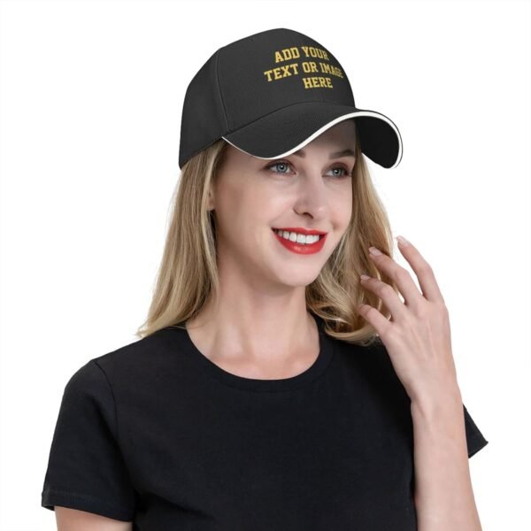 Custom Hats Add Photos/Logo/Text to Design Your Personalized Baseball Cap for Men & Women Adjustable - Image 8