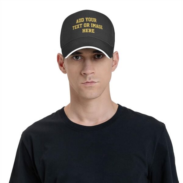 Custom Hats Add Photos/Logo/Text to Design Your Personalized Baseball Cap for Men & Women Adjustable - Image 9