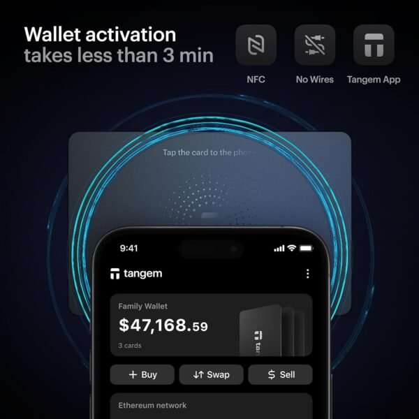 Wallet Pack of 2 - Secure Crypto Wallet - Trusted Cold Storage for Bitcoin, Ethereum, NFT's & More Coins - 100% Offline Hardware Wallet - Image 3