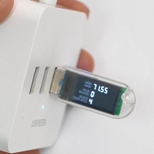 NerdMiner Bitcoins Miner V2 Dongle USB 75KH 1W T-Display S3 Bitcoin Solo Lottery Miner Win 3.125 BTC with Low Power Consumption（1PCS） - Image 7