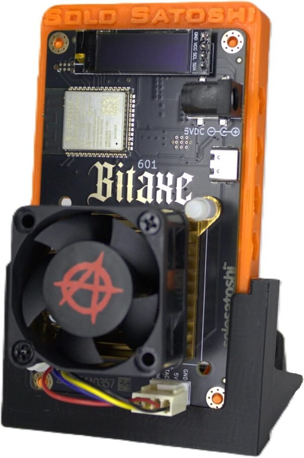 Bitaxe Gamma - Solo Satoshi | Made in USA | Power Supply & Stand Included. | ~1.2TH/s @ ~18W | Wi-Fi | Plug and Play Bitcoin Miner. - Image 3