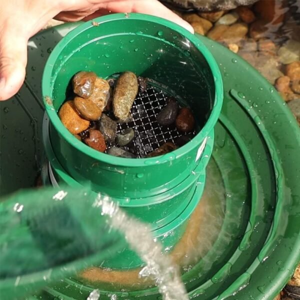 ASR Outdoor Lightweight Backpack Gold Panning Kit with Mini Rubber Sluice Box, 14pc - Image 8