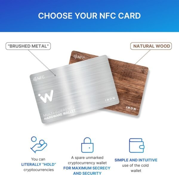 Crypto Wallet - Pack of 2 - Metal Design Card for Cold Crypto Wallet - Storage for Bitcoin, Ethereum & Others - Increased Security - Seed Phrase - Image 6