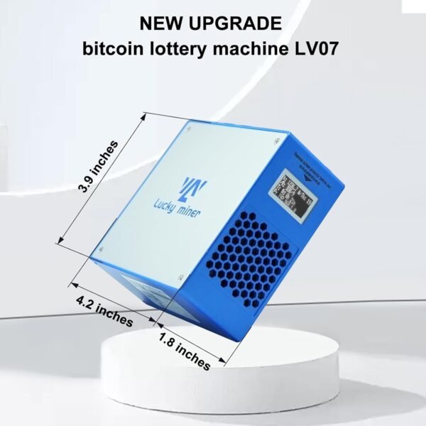 Lucky Miner LV07 MB1366 Chip Home Bitcoins Miner 1T H/S SHA-256 Algorithm Support BTC/BCH/BSV/DGB/XECSolO/PPLNS/P2P/PPS Mining Modes Compact Virtual Currency Miner for Home Use - Image 6
