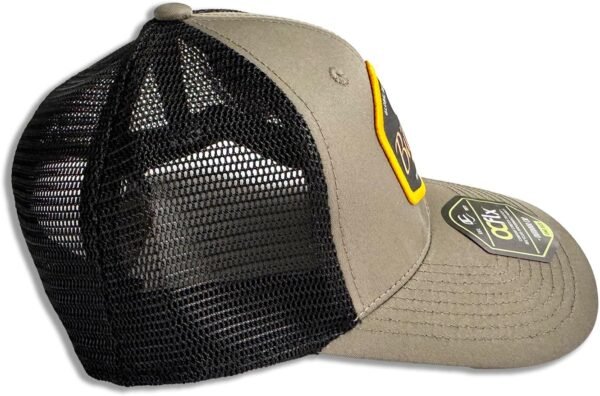 Bitcoin Adjustable Baseball Cap Green with Black Mesh Back with Sublimated Patch - Image 5