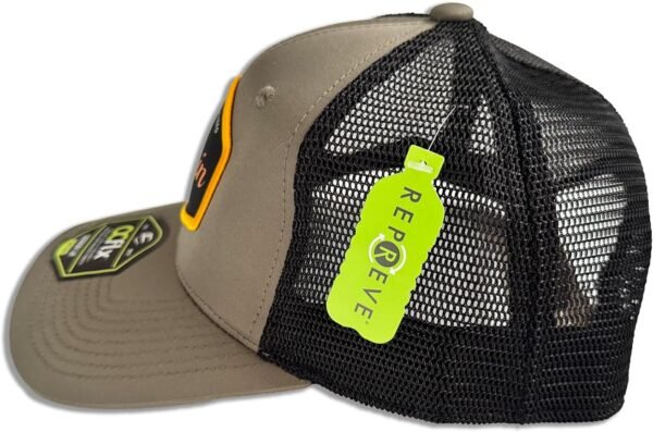 Bitcoin Adjustable Baseball Cap Green with Black Mesh Back with Sublimated Patch - Image 6
