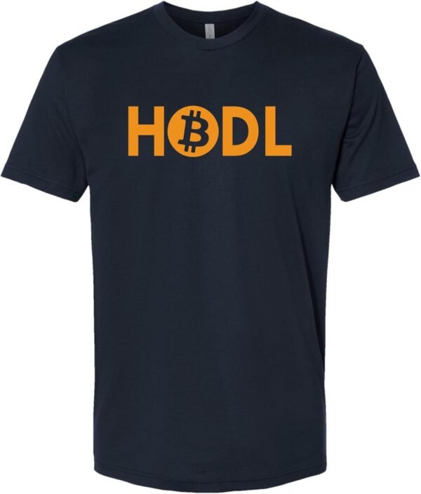 Go All Out Adult HODL Bitcoin Crypto Deluxe Soft T-Shirt - Image 3