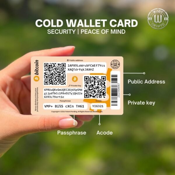 2.0 - Bitcoin Air-Gapped Ultimate Security Cold Wallet Card - Image 4