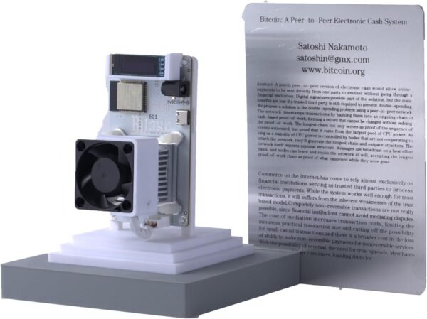 Bitaxe Gamma Miner 601 1.2T 18W BTC Bitcoin Miner Asic Crypto Open Source Quiet Home Mini Lottery Solo Miner with PSU Table Gadget - Image 3