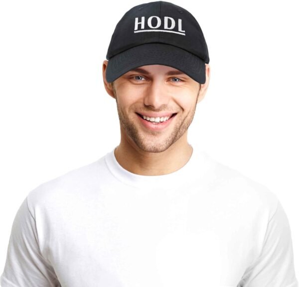 DALIX Cryptocurrency Hats HODL Dad Caps Blockchain Ethereum Bitcoin Litecoin - Image 6