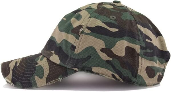 Bitcoin B Vintage Baseball Cap Embroidered Cotton Adjustable Distressed Dad Hat - Image 5