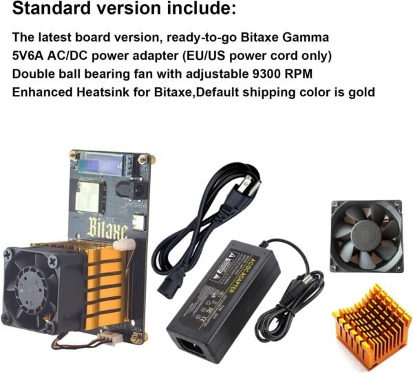 Bitaxe Gamma - 1.2+TH/s Bitcoin Miner BM1370 ASIC chip Acrylic Structure Redefining Home Bitcoin Mining Machine - Image 7