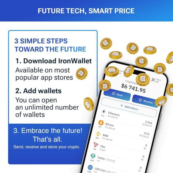 Crypto Wallet - Pack of 2 - Wood Design Card for Cold Crypto Wallet - Storage for Bitcoin, Ethereum & Others - Increased Security - Seed Phrase - Image 4