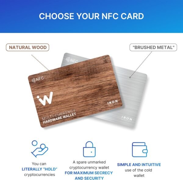 Crypto Wallet - Pack of 2 - Wood Design Card for Cold Crypto Wallet - Storage for Bitcoin, Ethereum & Others - Increased Security - Seed Phrase - Image 6