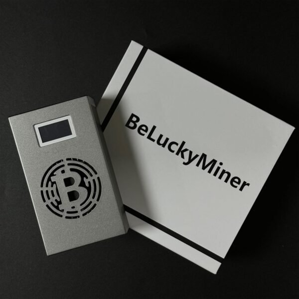 BeluckyMan Bitcoin Miner BTC Lotto Device WiFi SHA-256 500GH/S BM1366 Asic Chip Micro Silent Cryptocurrency Solo miner Bitcoin Machine Home Use, grey - Image 7