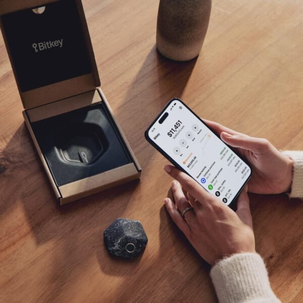 Bitcoin Hardware Wallet - The Most Secure Way to Buy, Store and Manage Bitcoin - Simple Setup, NFC Transactions, Biometric Technology, Premium Modern Design - Image 6