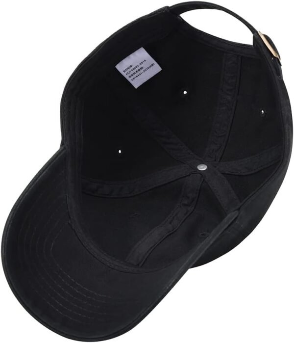 Men's Baseball Cap Bitcoin Currency Embroidered Washed Cotton Vintage Dad Gifts Hat - Image 3