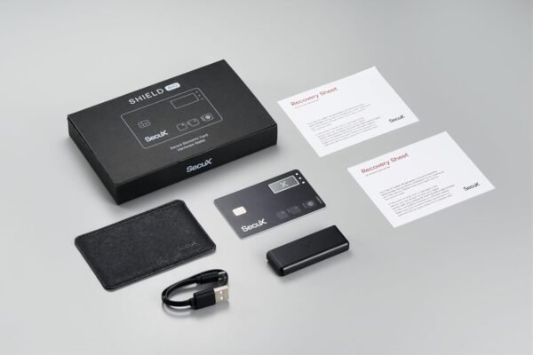 SecuX Shield Bio Crypto Hardware Wallet - Secure Biometric Authentication, Cold Storage Card for NFT, Bitcoin, Ethereum, Cardano, ERC20, BEP20, and More - Image 9