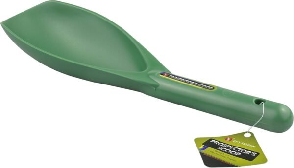 SE Green Prospector's Scoop - 12.5" Heavy-Duty Plastic Tool for Metal Detecting, Gold Panning, Treasure Hunting, and Gardening - Image 4