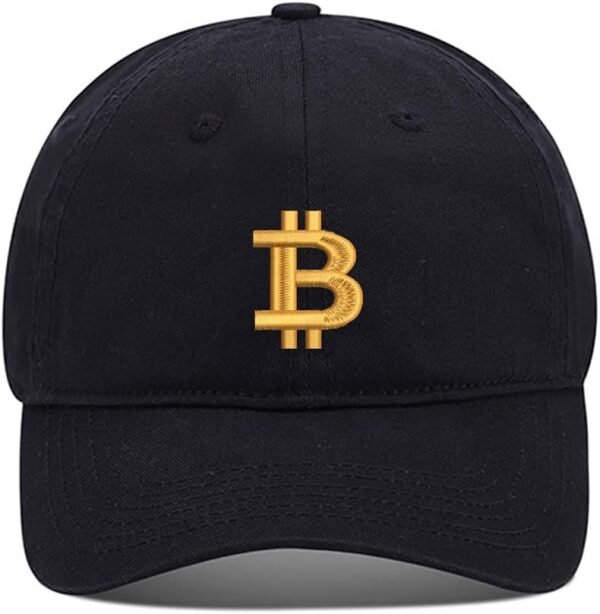 Baseball Hats Mens Women Bitcoin BTC 2 Embroidered Unisex Classic Adjustable Outdoor Dad Cap for Men - Image 2