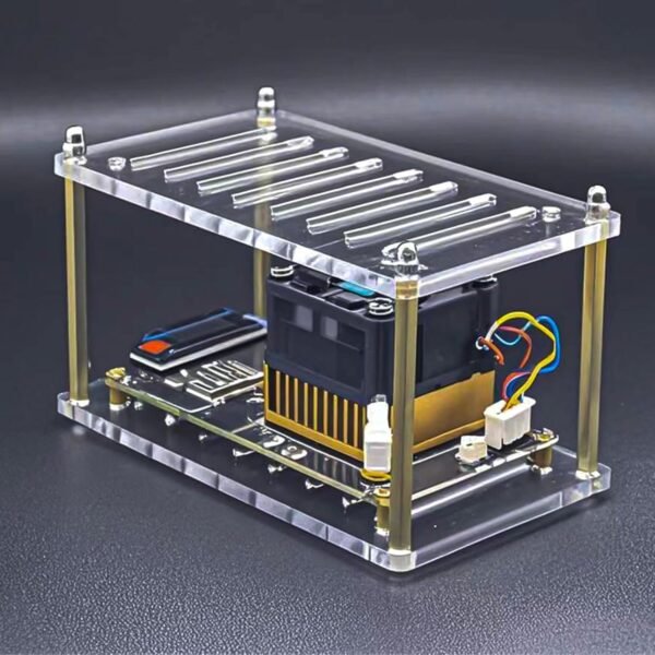 Bitaxe Gamma - 1.2+TH/s Bitcoin Miner BM1370 ASIC chip Acrylic Structure Redefining Home Bitcoin Mining Machine - Image 2