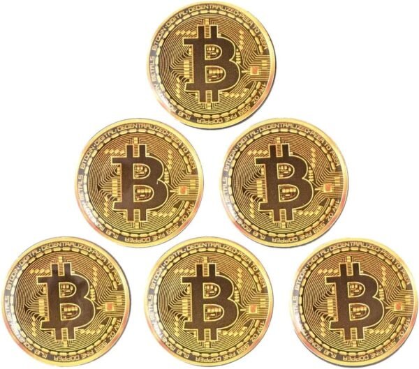 Bitcoin Golf Ball Markers Value Pack - Works with Most Hat Magnetic Clips and Divot Repair Tools Men and Women Golf Gift Accessories Funny Ball Mark Bulk Lot - Image 2