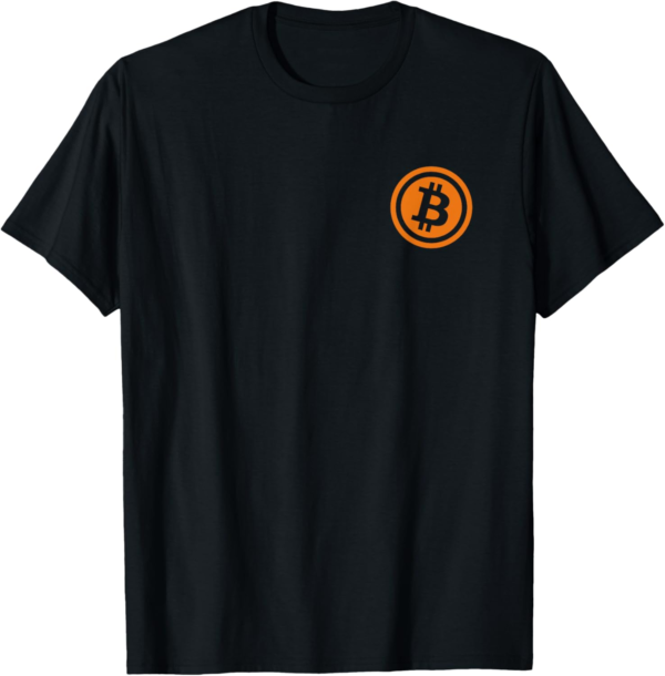 Bitcoin Logo Emblem Cryptocurrency Blockchains Bitcoin T-Shirt - Image 2