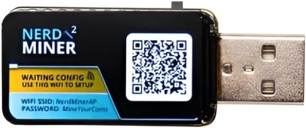 Bitcoin Merch® NerdMiner 2 - Large Screen USB Solo Miner with WiFi - Image 2