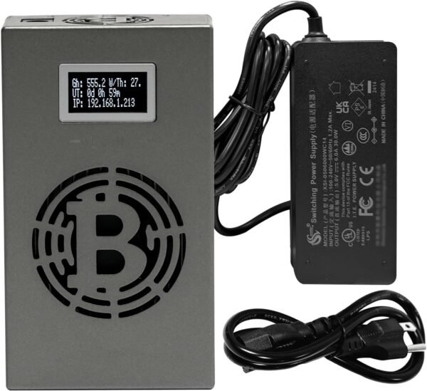 Bitcoins Miner LV06 Solo Miner 2.4G WiFi 13W SHA-256 500GH/S BM1366 Asic Ship Low Noise Lottery Crypto Miner Machine Device Home Use - Image 2