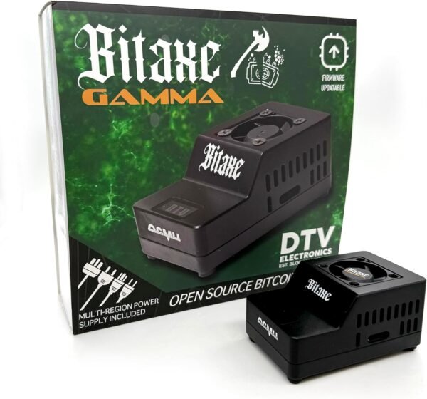 DTV ELECTRONICS Bitaxe Gamma Open Source Bitcoin ASIC Miner - 1.2 TH/s Hash Rate, Low Power Consumption - Quiet Solo Bitcoin Miner for Home Use - Image 2
