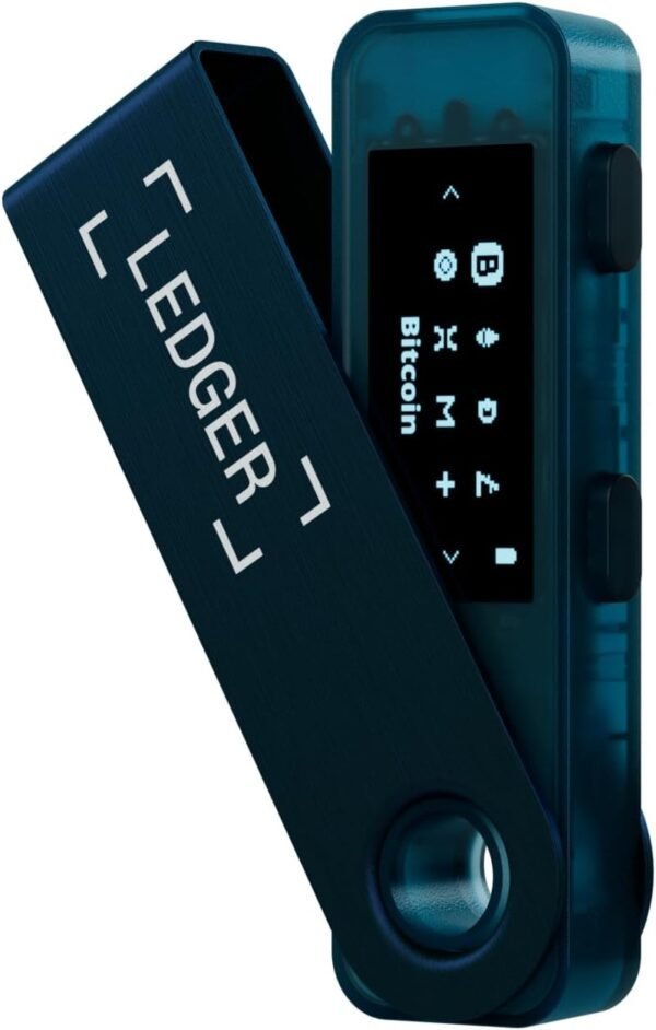 Ledger Nano S Plus (Sapphire Blue): The Perfect Entry-Level Hardware Wallet to securely Manage All Your Crypto and NFTs. (Not Compatible with iOS) - Image 2