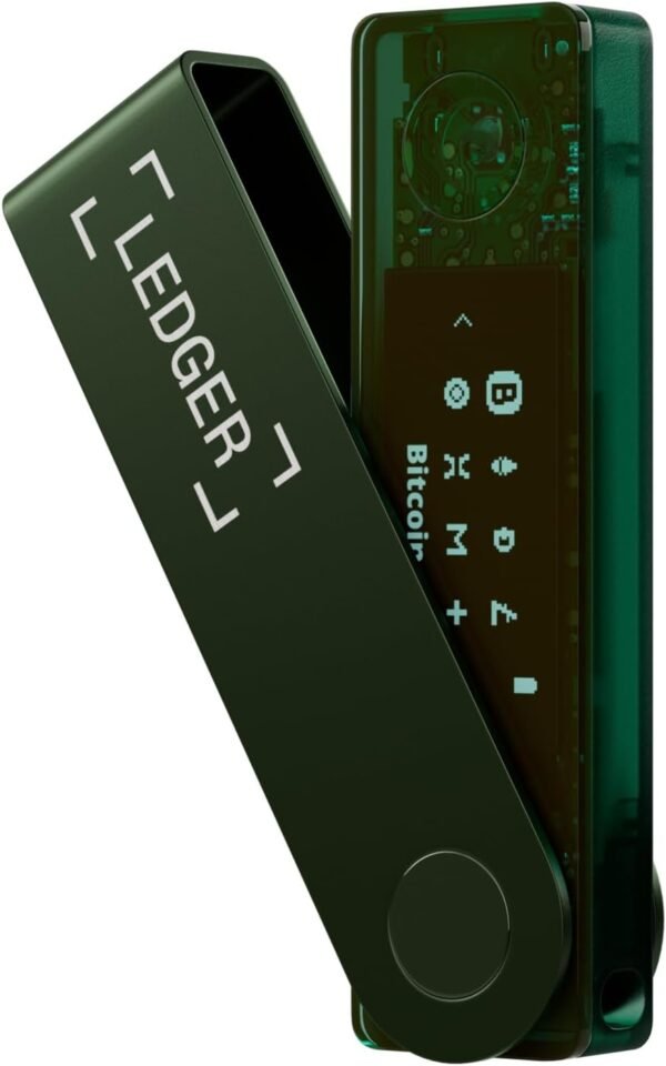 Ledger Nano X - Secure and Manage Your Crypto & NFTs on-The-go with Our Bluetooth-Enabled Hardware Wallet (Emerald Green) - Image 2