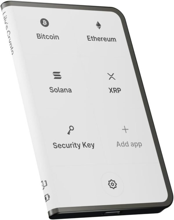 Ledger STAX - Next-Gen Secure Touchscreen Crypto Wallet with Curved E Ink Display - Image 2
