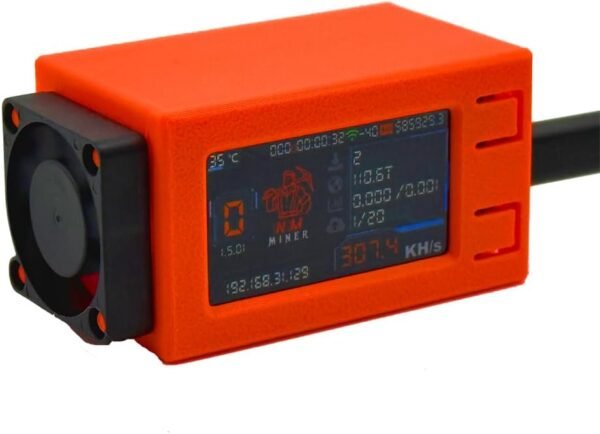 NM Miner V2pro 78KH/s Upgrade to 307k Mini Lottery BTC Miner Solo Miner Win 6.25 BTC with Fan BTC Table Gadget - Image 2