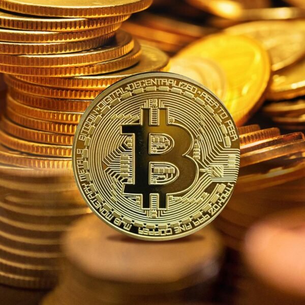 12Pcs Bitcoin Coin - Gold Physical Bitcoin Commemorative Tokens with Protective Case, Blockchain Cryptocurrency Collectibles for Home and Office Decoration(Gold) - Image 6