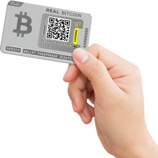 Ballet REAL Bitcoin - The Easiest Cryptocurrency Cold Storage Card - Crypto Hardware Wallet, Safeguarding Your Digital Assets (Single) - Image 5