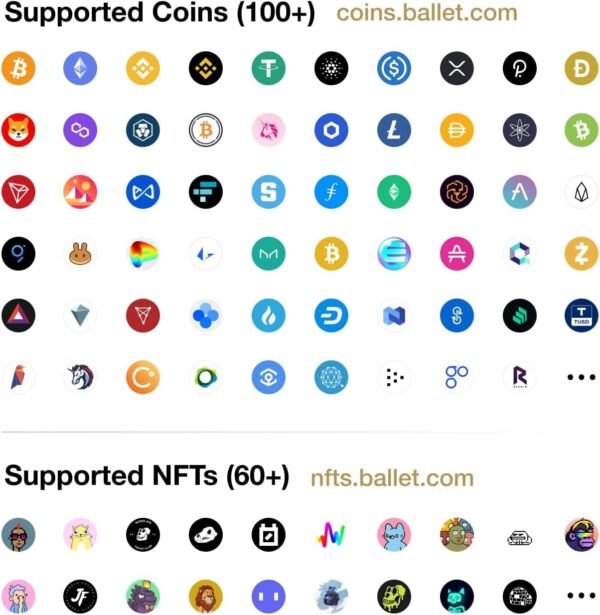 Ballet REAL Bitcoin - The Easiest Cryptocurrency Cold Storage Card - Crypto Hardware Wallet, Safeguarding Your Digital Assets (Single) - Image 7