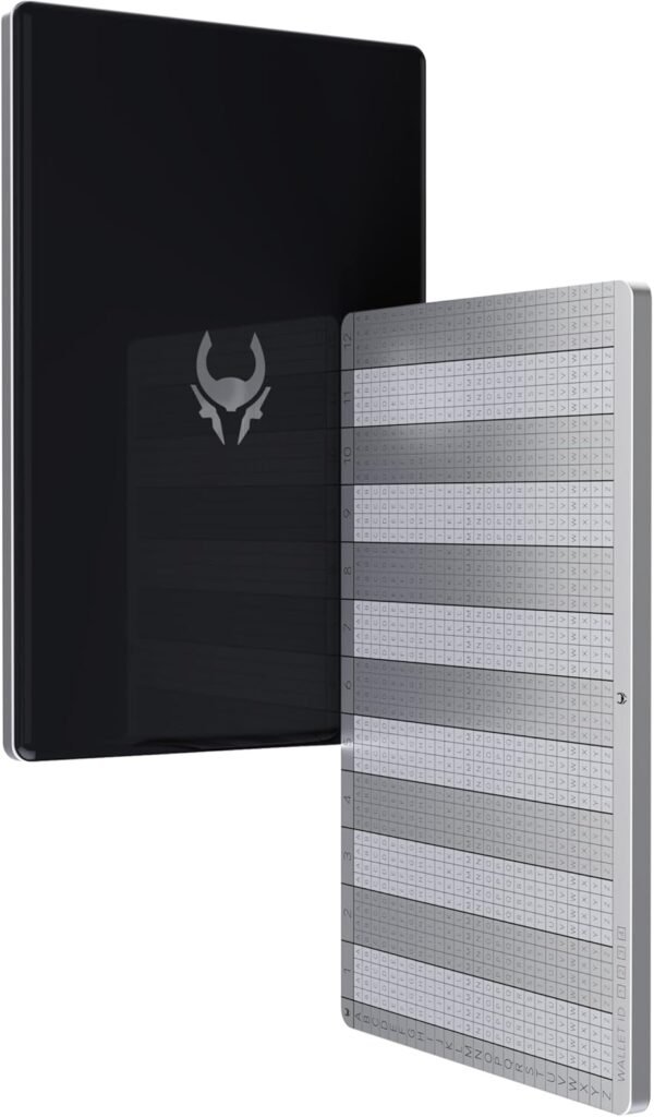 Loki - Titanium Crypto Seed Storage - Secure up to 24 Words - Private Key Backup Compatible with Ledger, Trezor, and Other Hardware Wallets - Image 3