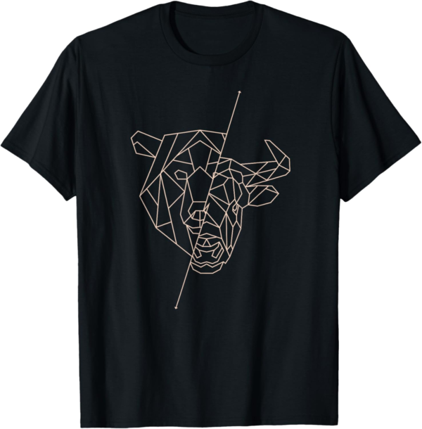 Bear / Bull Trading Trader Bitcoin Bull Market Investor T-Shirt - Image 2