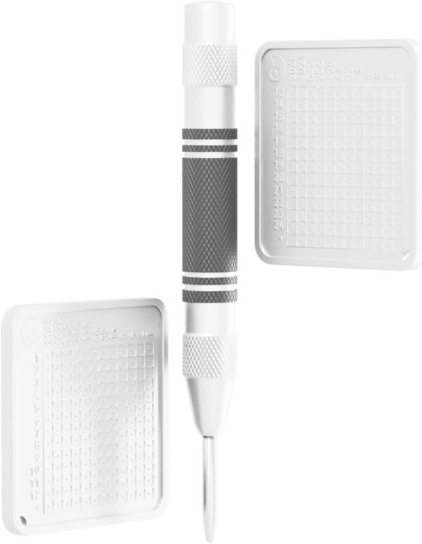 OneKey KeyTag - Crypto Seed Storage Crypto Mnemonic Seed Backup (2pcs with Punch Tool), 24 Words Titanium Plate Support BIP39, Compatible with Ledger, Trezor, Safepal, Keepkey - Image 2