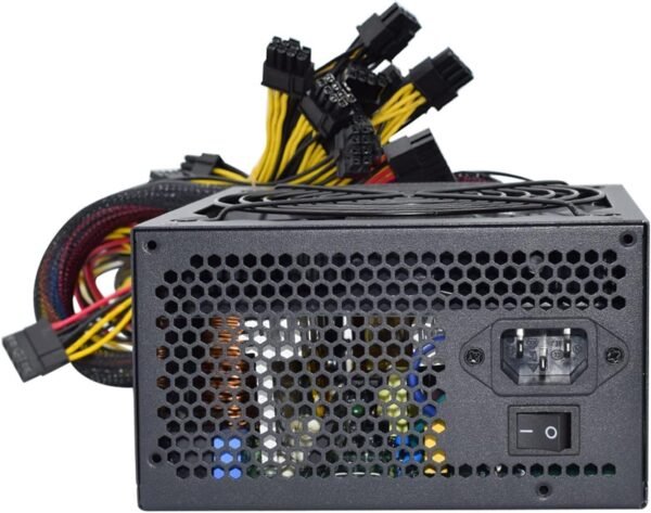 XMKT 2000W Bitcoin Mining PSU PC Power Supply Computer Mining Rig 8 GPU ATX Ethereum Coin 12v 4 pin Power Supply - Image 7